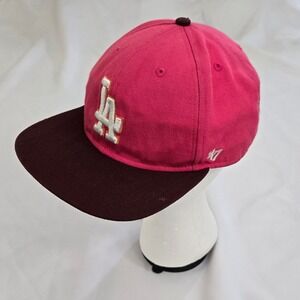 47 Brand Los Angeles Dodgers 1988 World Series‎ Rose Pink Brown Hat OSFA